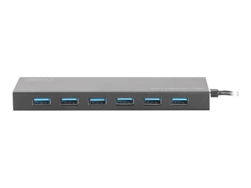 Digitus Da-70241-1 Interface Hub Usb 3.2 Gen 1 (3.1 Gen 1) Type-a 5000 Mbit/s Grå Usb-a 3.2 Gen 1 (3.1 Gen 1) Usb 3.2 Gen 1 (3.1 Gen 1) Type-a billede