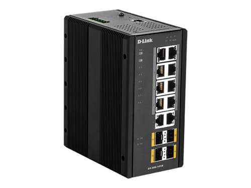 D-link Dis‑300g‑14psw Hallittu L2 Gigabit Ethernet (10/100/1000) Power Over Ethernet -tuki Musta