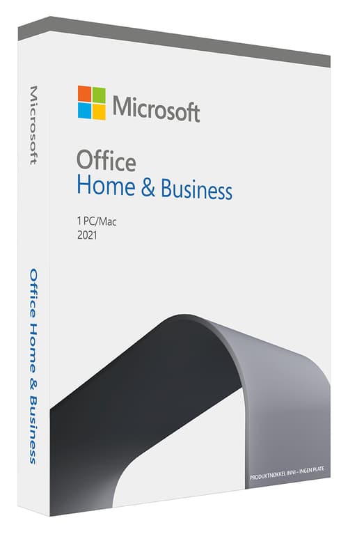 Microsoft Office Home & Business 2021 Nor Box Medialess