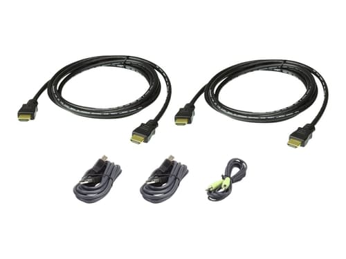 Aten 1,8 M Usb Hdmi Dual Display Secure Kvm Cable Kit