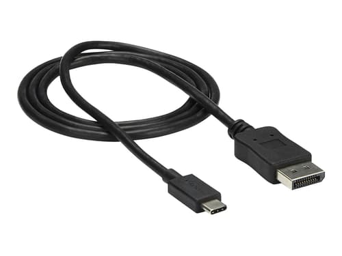 Startech Usb C To Displayport Adapter Cable 1m. Displayport Usb-c Sort billede