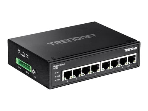 Trendnet Ti-g80 Netværksswitch Ikke Administreret L2 Gigabit Ethernet (10/100/1000) Sort