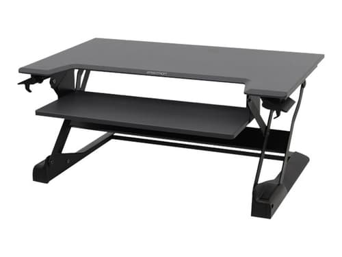 Ergotron Workfit-t Premium Stand Musta