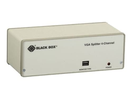 Black Box Vga Video Splitter (incl. Cables) - 4-port