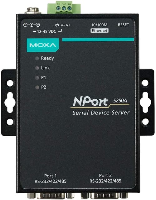 Moxa Nport 5250a 2-porters Enhetsserver