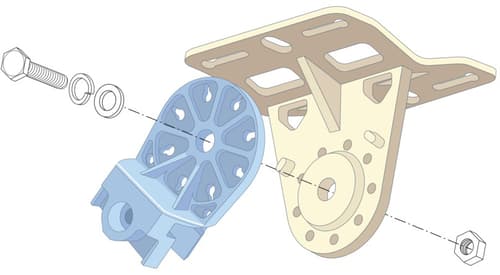 HP E Aruba AP-270-MNT-H1