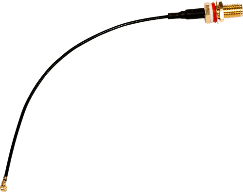 Mikrotik U.fl To Sma Female Pigtail Sma Musta