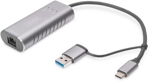 Digitus Nätverksadapter 2.5 Gigabit Usb-c/usb Usb-c 3.1 Rj-45