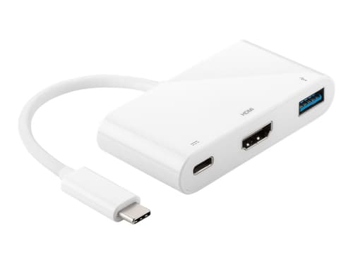 Microconnect Usb3.1ccom2 Usb Grafisk Adapter Hvid billede