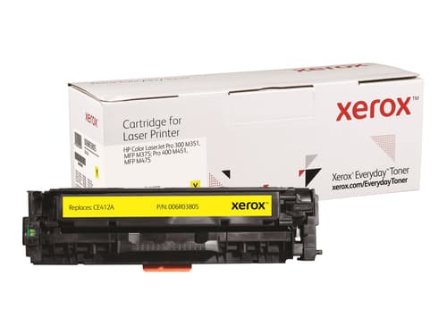 Xerox Everyday V�rikasetti Vaihtoehtona Hp Keltainen 305a (ce412a) Std