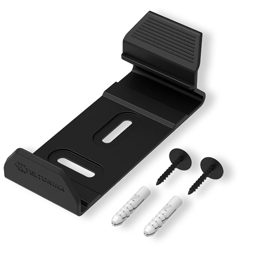 Teltonika Surface Clip Holder Kit Plastic Black (incl. Screws)