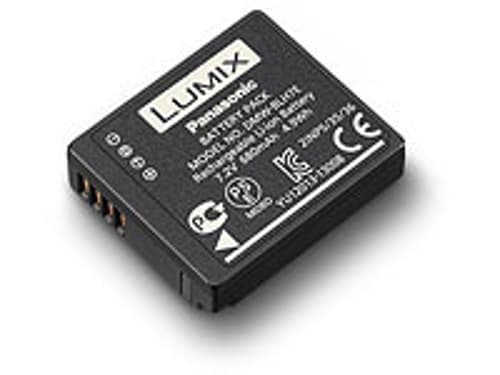 Panasonic DMW-BLH7 - Batteri - Li-Ion - 680 mAh - sort - for Panasonic DMW-BTC12  Lumix DMC-LX10, LX9  Lumix G DC-GF10, GF90, GF9W, GX800, GX850, GX880