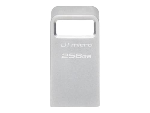 Kingston Technology Datatraveler Micro Usb-muisti 256 Gb Usb A-tyyppi 3.2 Gen 1 (3.1 Gen 1) Hopea 256gb Usb-a Hopea