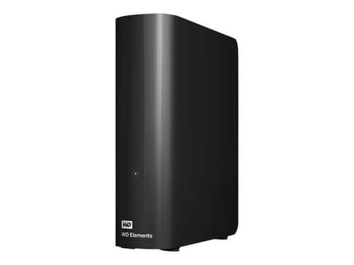 WD Elements Desktop U3 - 20TB - Ekstern Harddisk - Sort