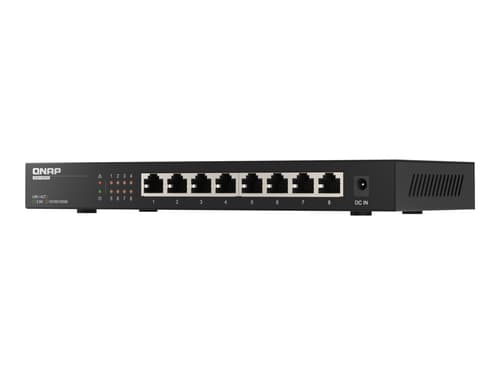 Qnap Qsw-1108-8t Netværksswitch Ikke Administreret 2.5g Ethernet (100/1000/2500) Sort billede