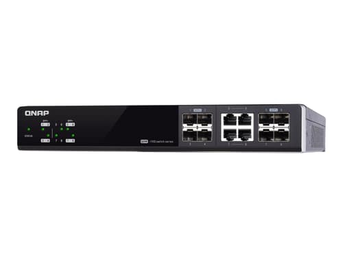 Qnap Qsw-m804-4c Verkkokytkin Hallittu 10g Ethernet (100/1000/10000) Musta