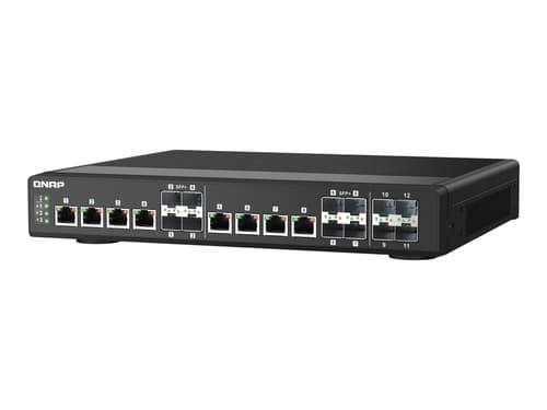 Qnap Qsw-im1200-8c Verkkokytkin Hallittu L2 Musta