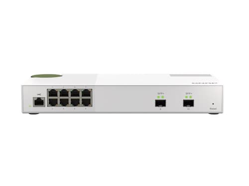 Qnap Qsw-m2108-2s Nätverksswitchar Hanterad L2 2.5g Ethernet (100/1000/2500) Grå