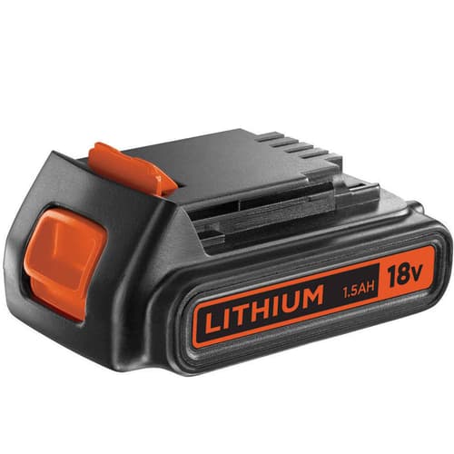 Black & Decker Batteri 18 V 1,5 Ah Lithium