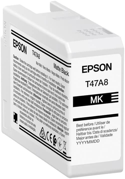 Epson Blæk Mat Sort T47a8 50 Ml – P900