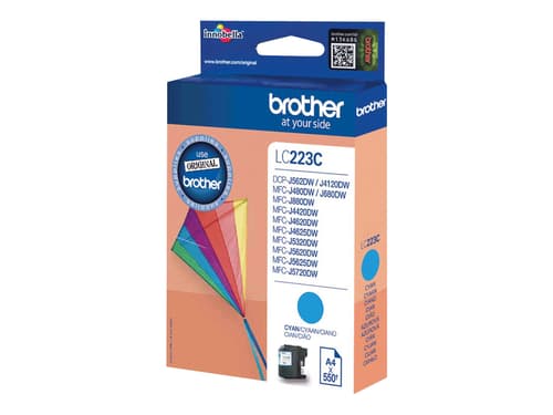 Brother Blæk Cyan Lc223c, 550-sheets