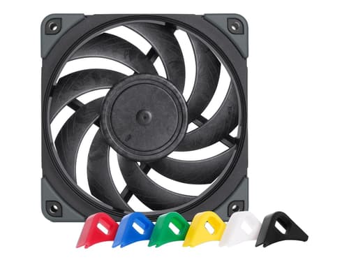 CPU blæser 120 mm - Noctua NF-A12x25 PWM chromax.black.swap