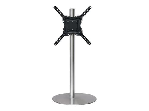 Sinox StandView - Stativ - for LCD display - aluminium, børstet stål - sølv - skærmstørrelse: 26-55 - gulvstående