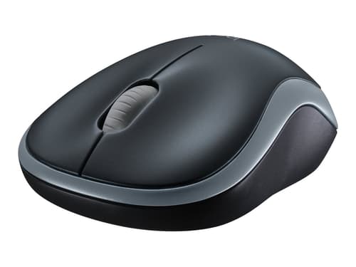 Logitech M185 Wireless PC Mouse - Harmaa - Hiiri - Optinen - 3 painiketta - Harmaa