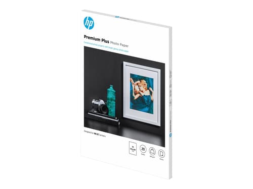 Hp Papir Photo Premium Plus Glossy A4 20-ark 300g billede