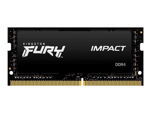 Kingston Technology Fury 16 Gt 3200 Mt/s Ddr4 Cl20 Sodimm Impact 16gb 1600, 3200mhz Ddr4 260-pin So-dimm