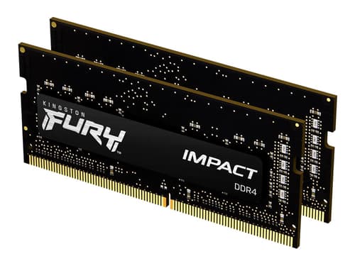 Kingston Technology Fury Impact Ram-minnen 32 Gb 2 X 16 Gb Ddr4 3200 Mt/s 260-pin So-dimm 32gb 1600, 3200mhz Ddr4 260-pin So-dimm