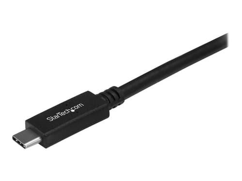 Startech Startech.com 2 M Usb-c-kabel, Usb 5 Gbps, 60 W (3 A) Strömförsörjning, 4k 60 Hz Dp Alt-läge, Tpe-mantel - Thunderbolt-kompatibel 2m Usb-c Usb-c Svart