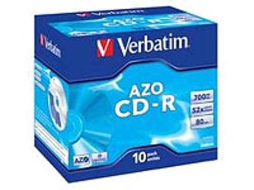 Verbatim Azo Crystal Cd-r 700mb 10pc(s)