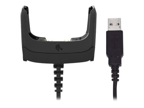 Zebra Snap-on Usb Communication/charging Cable Without Power Adapter Musta