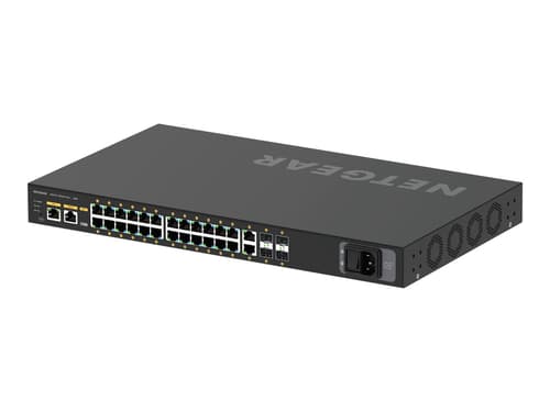 Netgear Gsm4230p-100eus Nettverkssvitsj Håndtert L2/l3 Gigabit Ethernet (10/100/1000) Strøm Over Ethernet (poe) 1u Sort