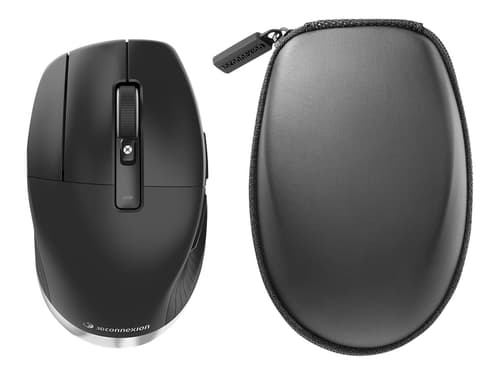 3dconnexion 3dx Cadmouse Pro Wireless Left Rf Wireless + Bluetooth Hiiri Musta, Hopea