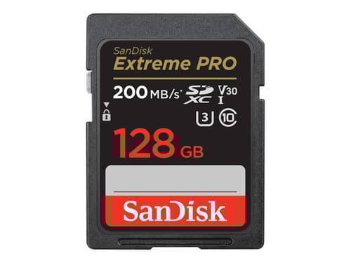 Sandisk Extreme Pro 128 Gb Sdxc Uhs-i Klasse 10 128gb Sdxc Uhs-i billede