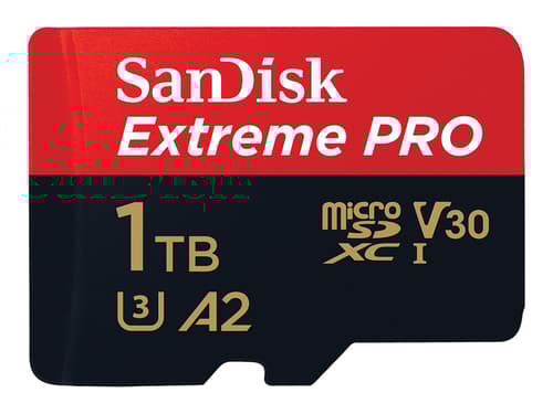 Sandisk Extreme Pro 1 Tb Microsdxc Uhs-i Luokka 10 1000gb Microsdxc Uhs-i