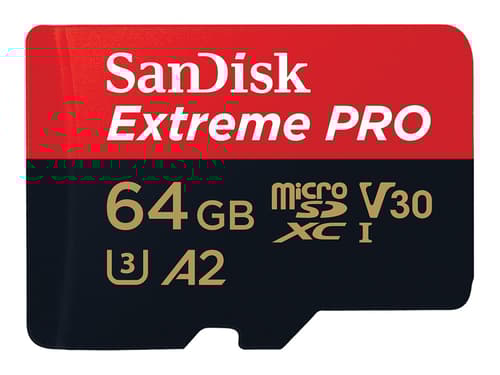 Sandisk Extreme Pro 64 Gb Microsdxc Uhs-i Klasse 10 64gb Microsdxc Uhs-i billede