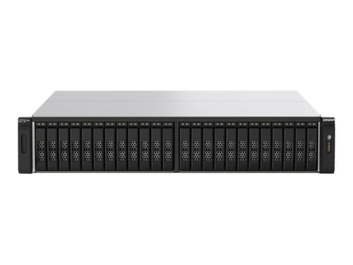 Qnap Ts-h2490fu Nas Stativ (2u) Epyc 7302p 256 Gb Ddr4 0 Tb Quts Hero Sort, Grå