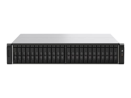 Qnap Ts-h2490fu Nas Stativ (2u) Epyc 7232p 64 Gb Ddr4 0 Tb Quts Hero Sort, Grå