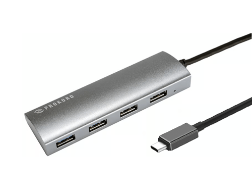 Prokord Usb-c To Hub 4-port 3.0 Usb-c 3.2 Gen 1 (3.1 Gen 1) Usb 3.2 Gen 1 (3.1 Gen 1) Type-a