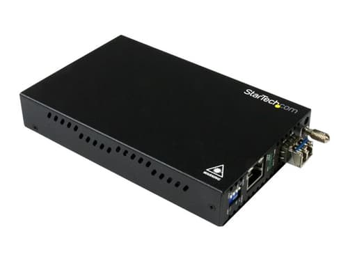 Startech Startech.com Et91000sm20 Nettverksmediakonverterer 2000 Mbit/s 1310 Nm Enkeltmodus Sort