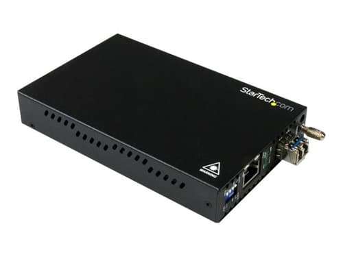 Startech Startech.com Et91000sm10 Netværksomformer Til Medie 2000 Mbit/s 1310 Nm Enkeltilstand Sort billede