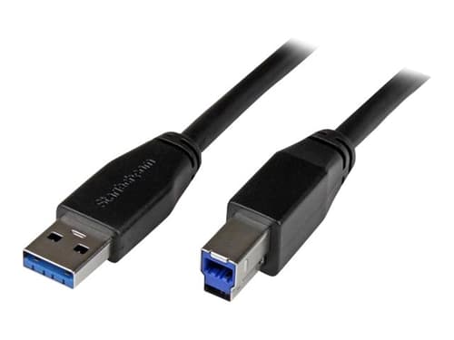 Startech 30ft Active Usb 3.0 Usb-a To Usb-b Cable 10m. Usb-a Usb-b Sort