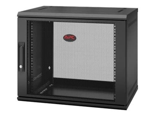 Apc Netshelter Wx 9u Single Hinged Wall-mount Enclosure 400mm Deep. Vægmonteret Stativ Sort