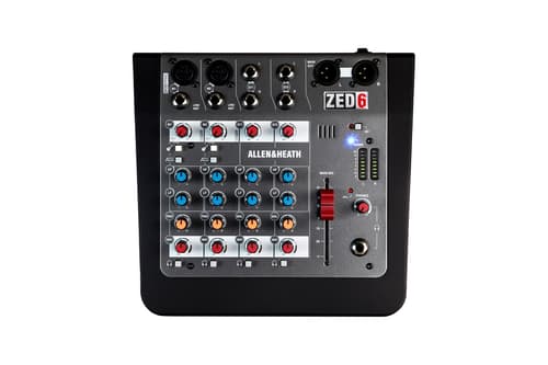 Allen & Heath Zed-6 Compact 6 Input Analogue Mixer