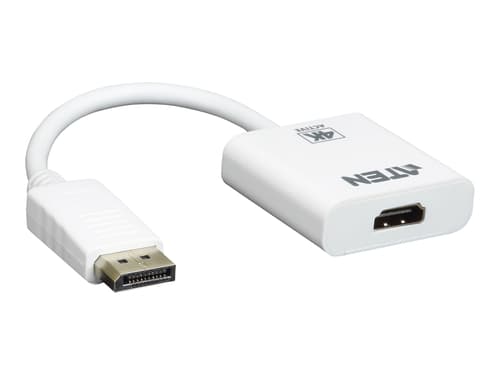 Aten Vc986-at Videokaapeli-adapteri Displayport Hdmi Valkoinen Displayport Hdmi Valkoinen