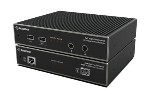 Black Box Kvxhp Kvm Extender 4k Displayport Catx/fiber Kvm Tx+rx