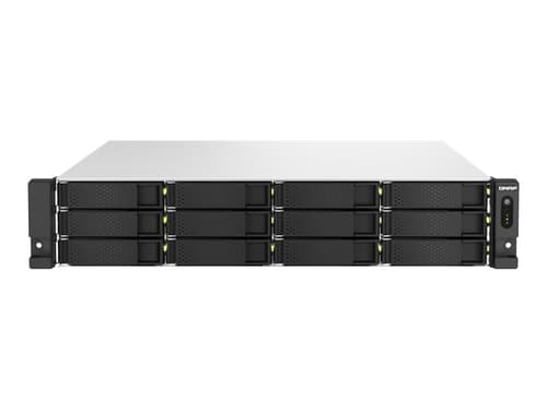 Qnap Ts-h1887xu-rp Nas Teline ( 2u ) Intel Xeon E E-2334 16 Gb Ddr4 0 Tb Quts Hero Musta, Valkoinen